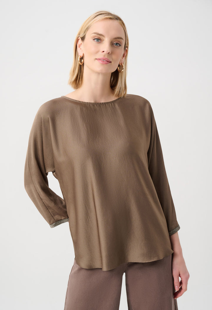 Chic Jewel Scoop Blouse
