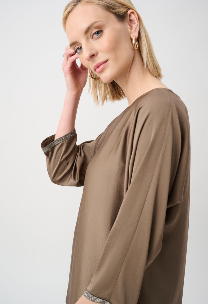 Chic Jewel Scoop Blouse