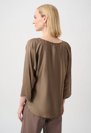 Chic Jewel Scoop Blouse