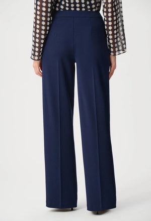 Wide Leg Pull-On Trousers