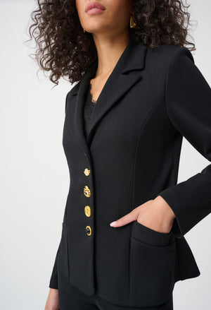 Formal Notched Lapel Blazer