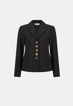 Formal Notched Lapel Blazer