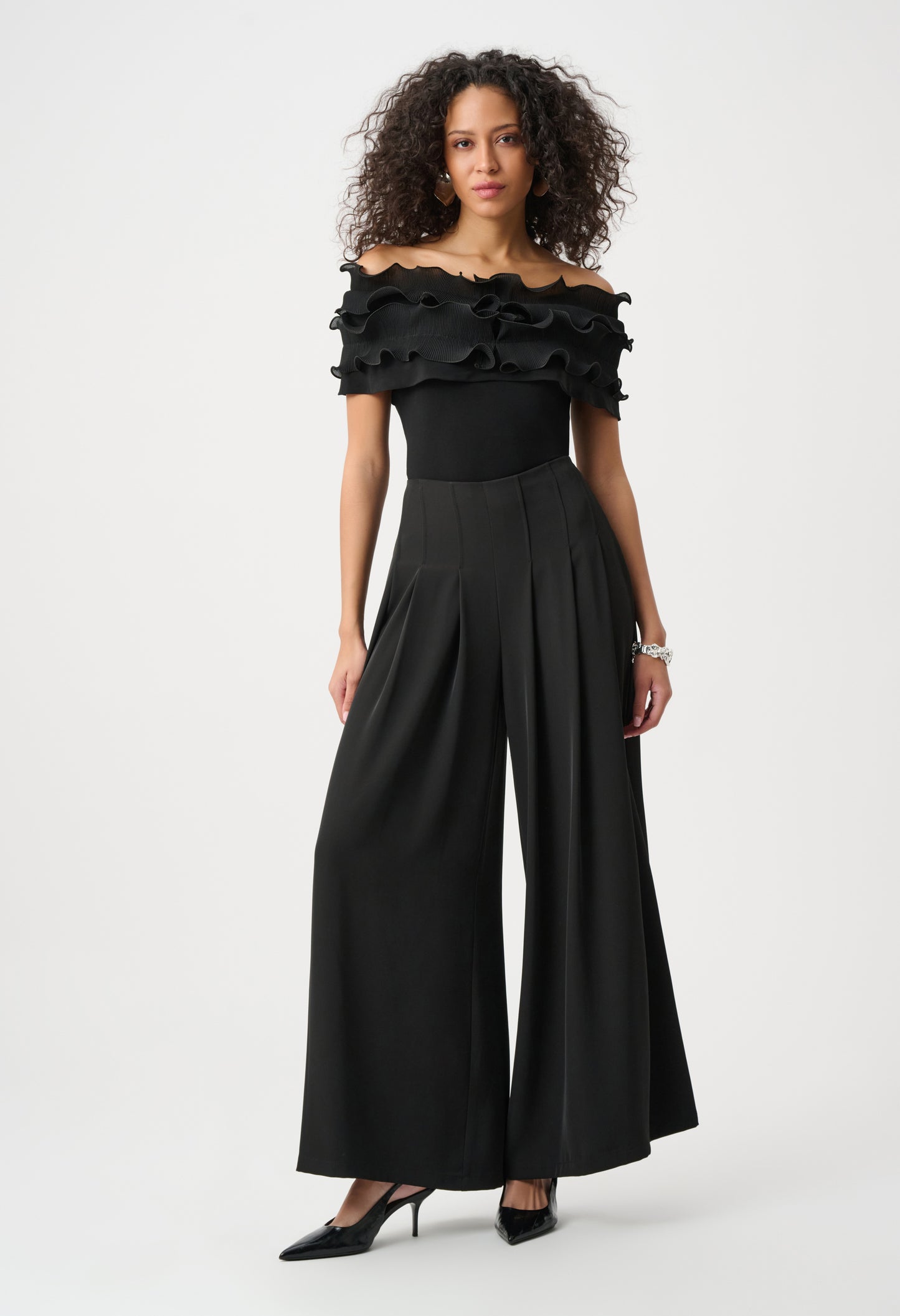 Ruffled Off-shoulder Top