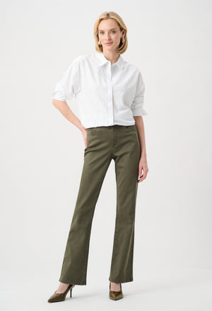 Embroidered Hip-length Shirt