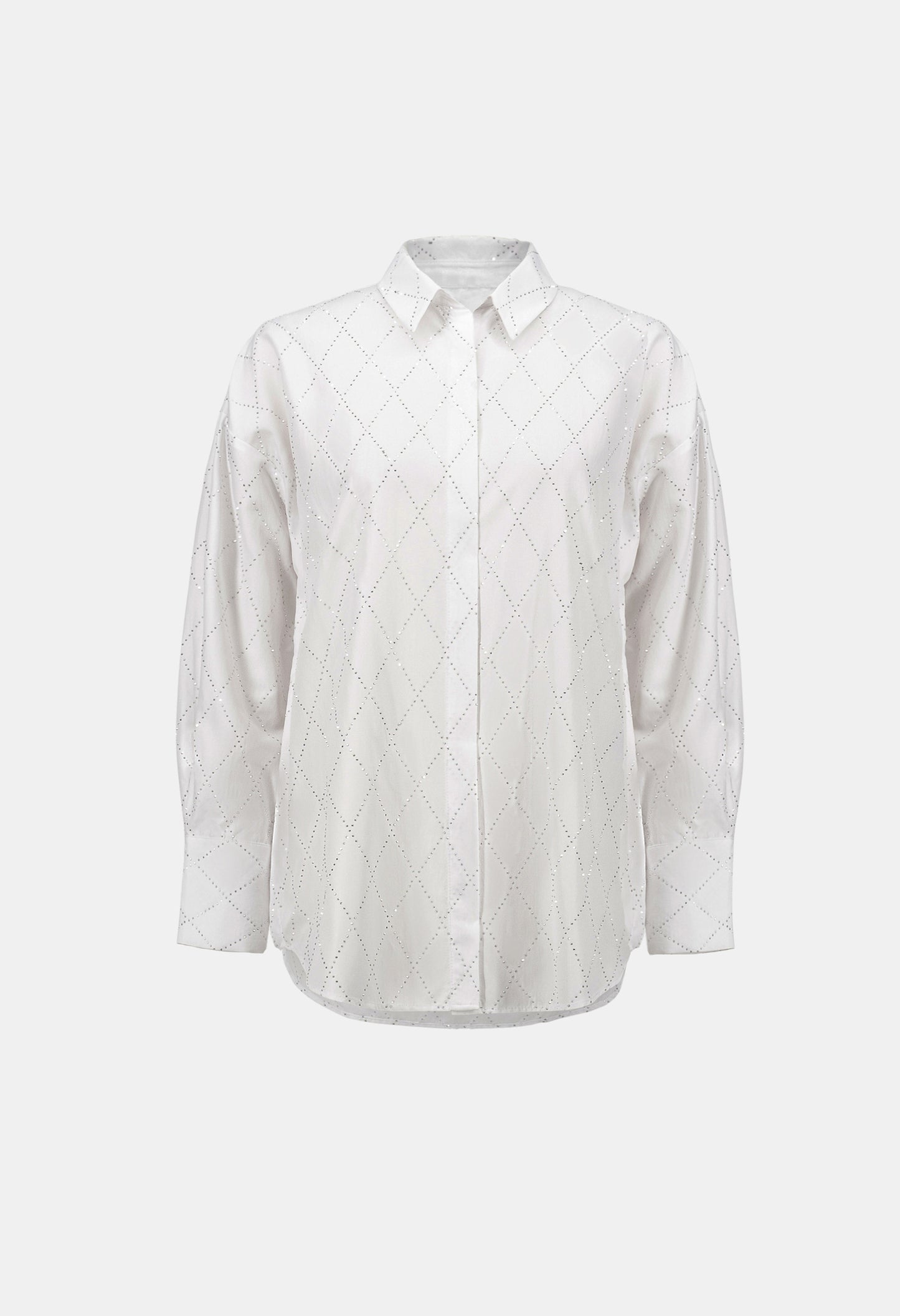 Embroidered Hip-length Shirt
