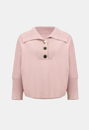 Button Detail Knit Jumper