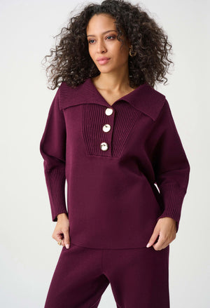 Button Detail Knit Jumper