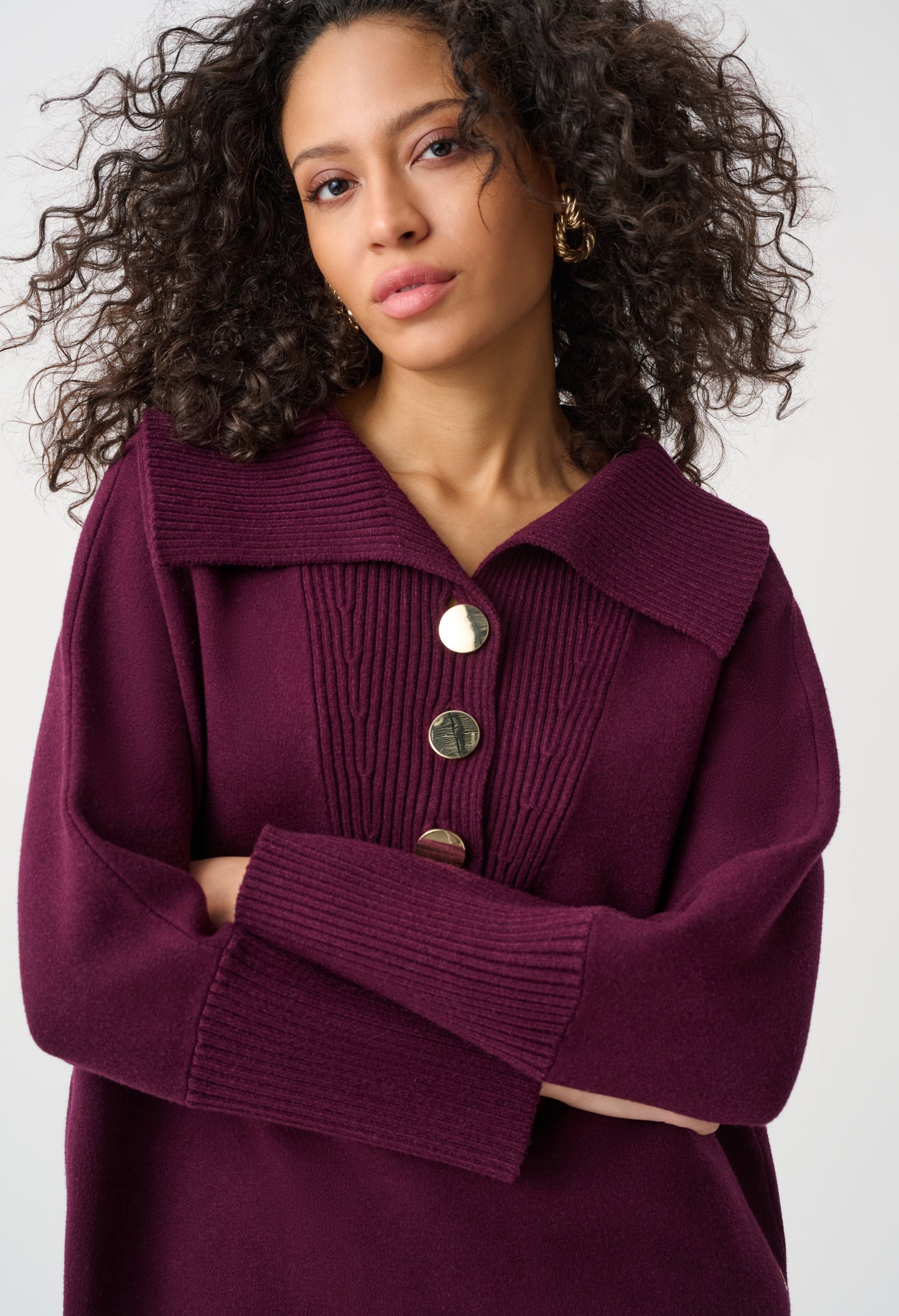 Button Detail Knit Jumper