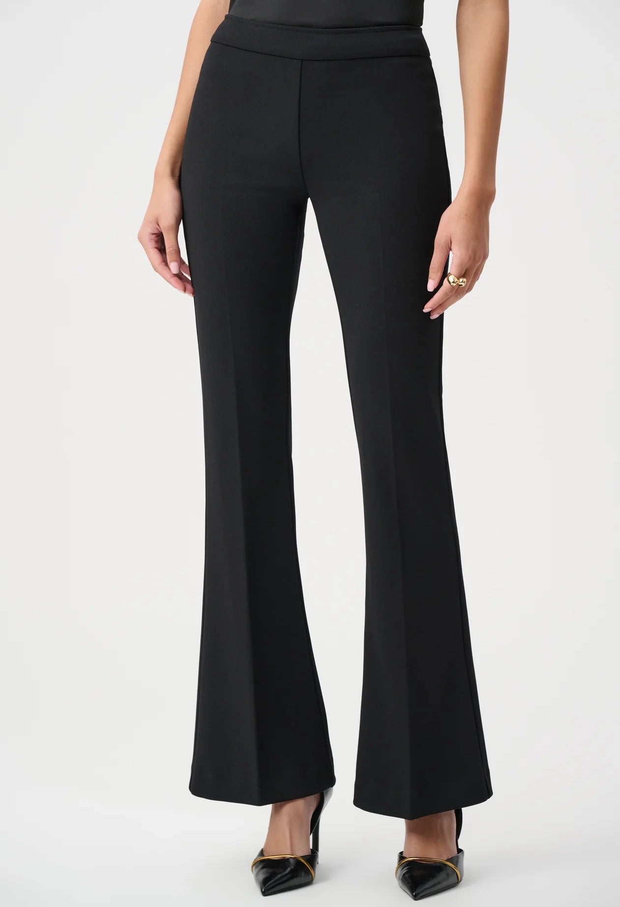 Flared Pull-On Trousers