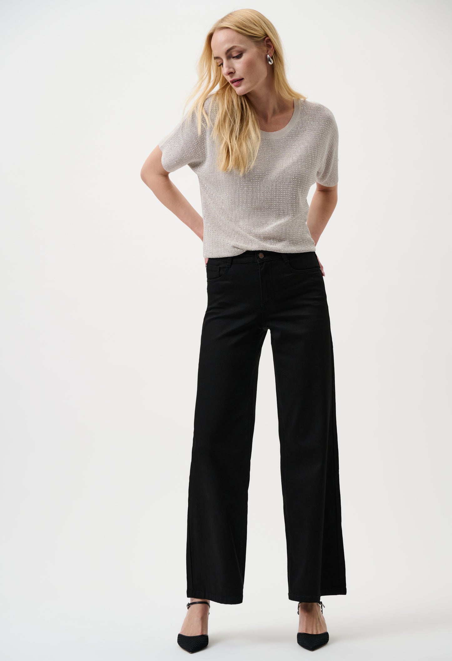 Classic Wide-leg Stretch Jean