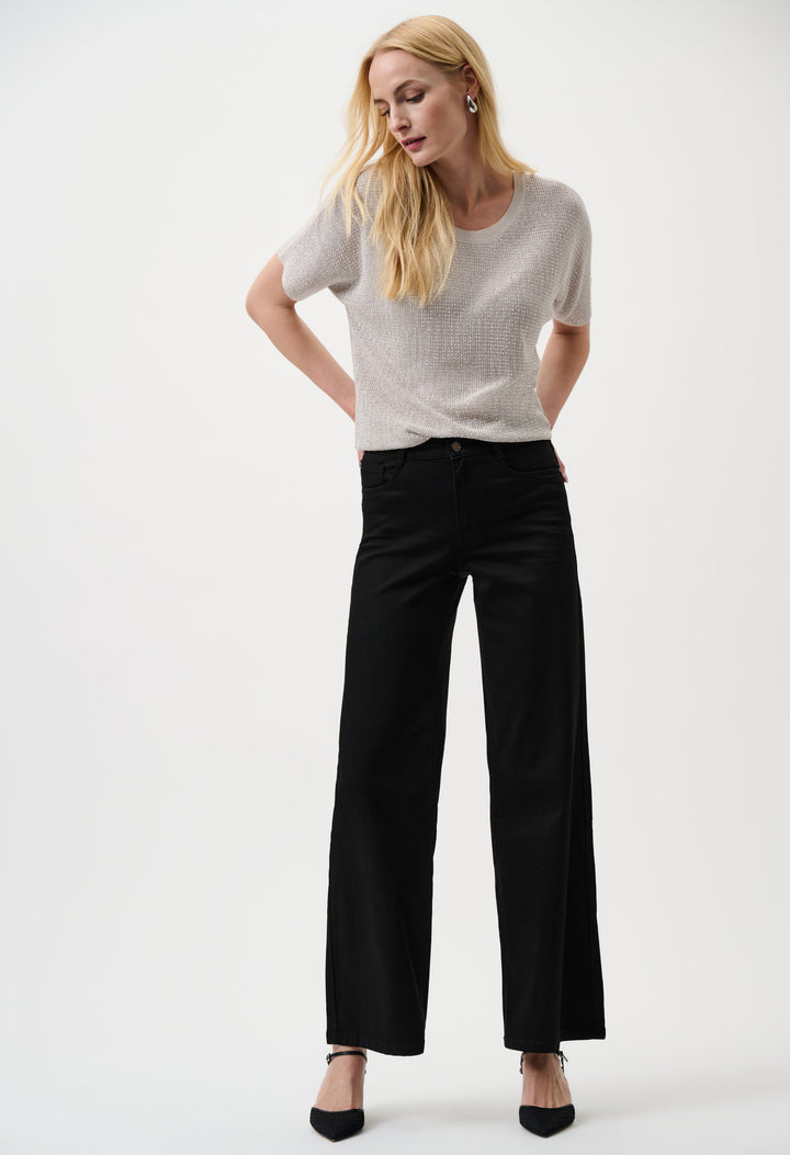 Classic Wide-leg Stretch Jean