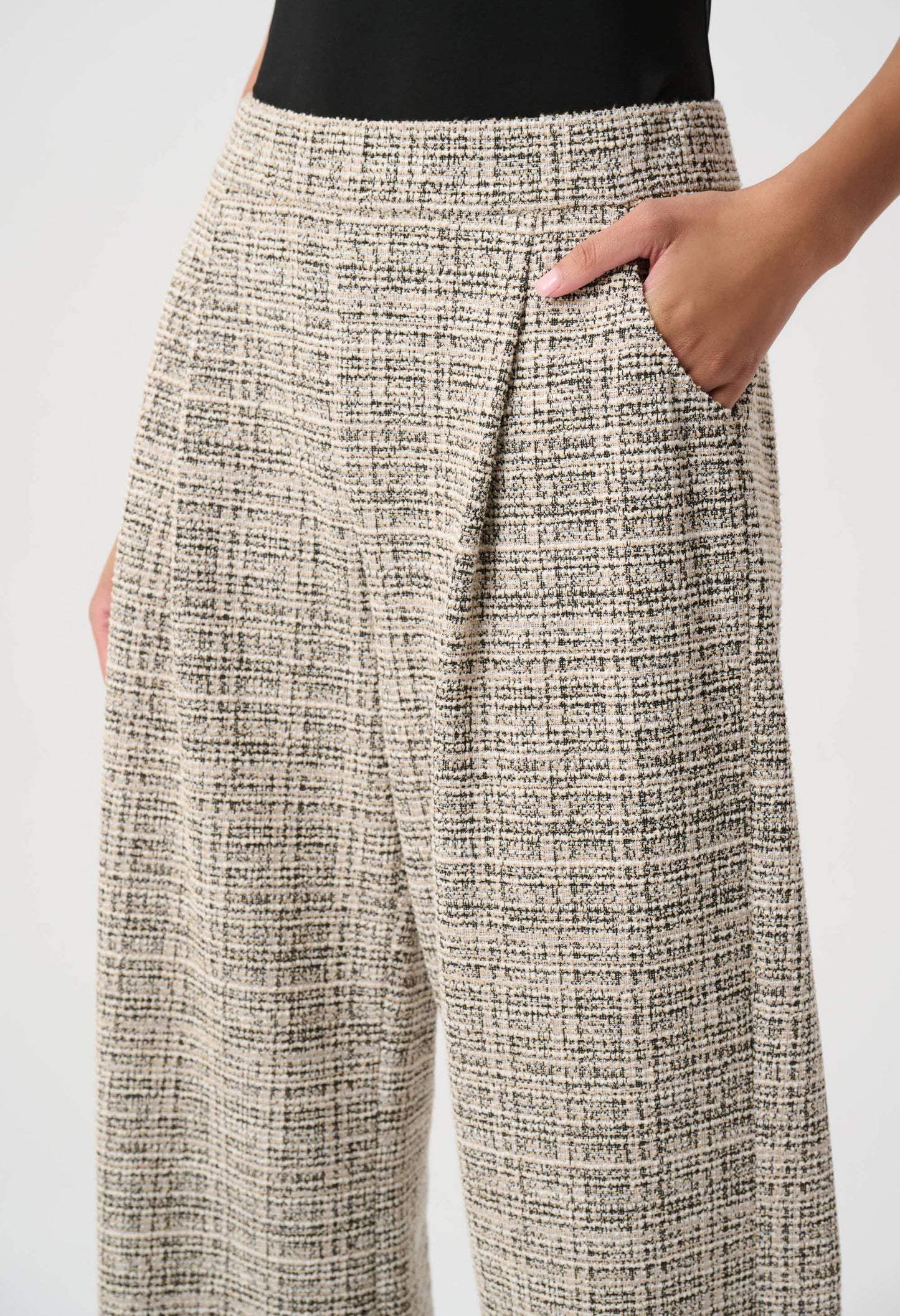 Plaid High-waisted Trousers