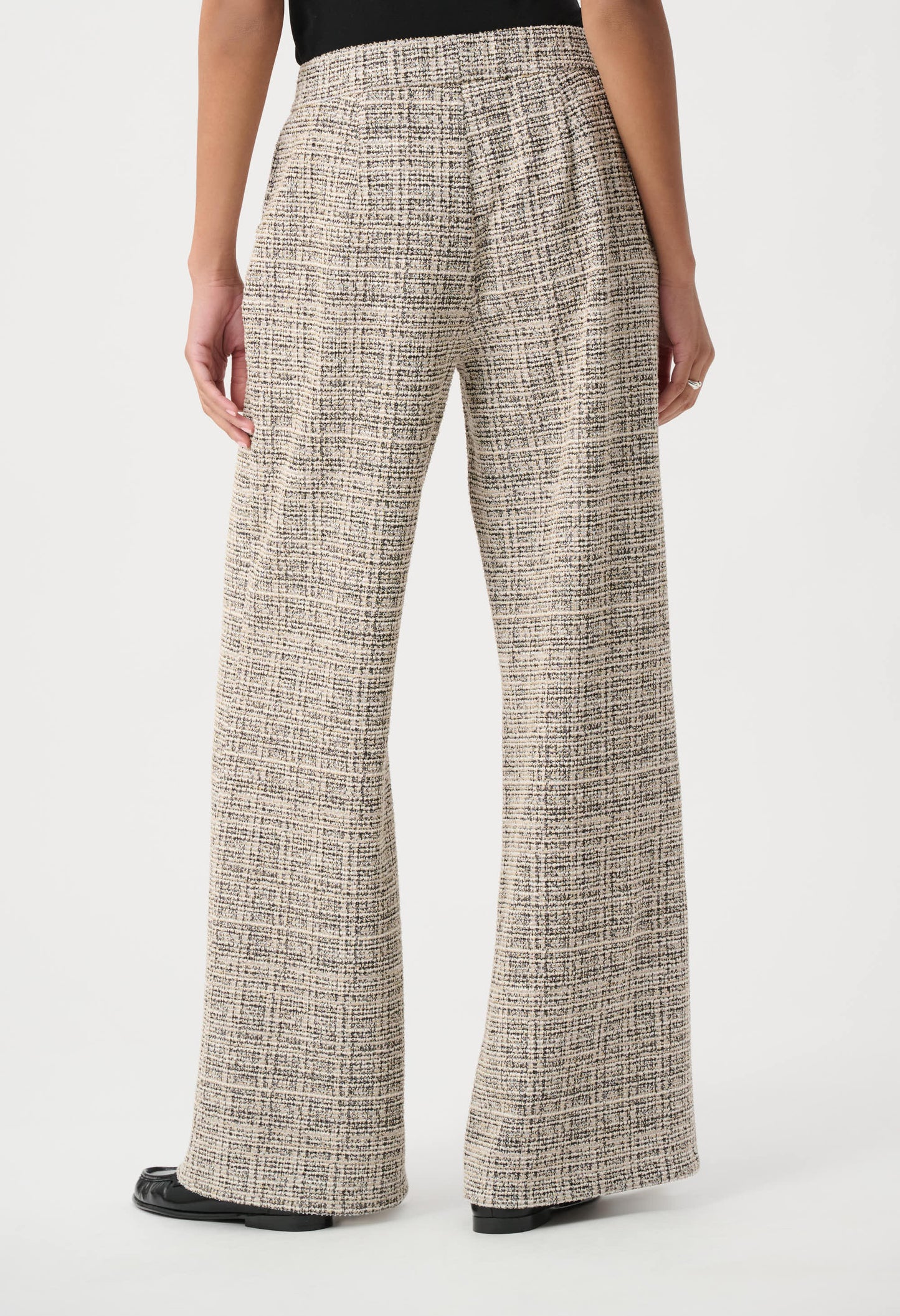 Plaid High-waisted Trousers
