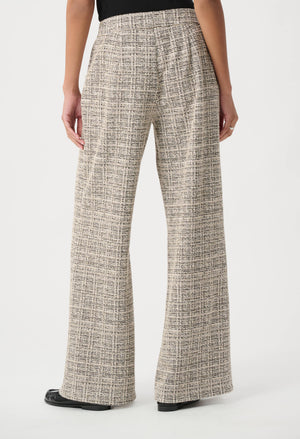 Plaid High-waisted Trousers