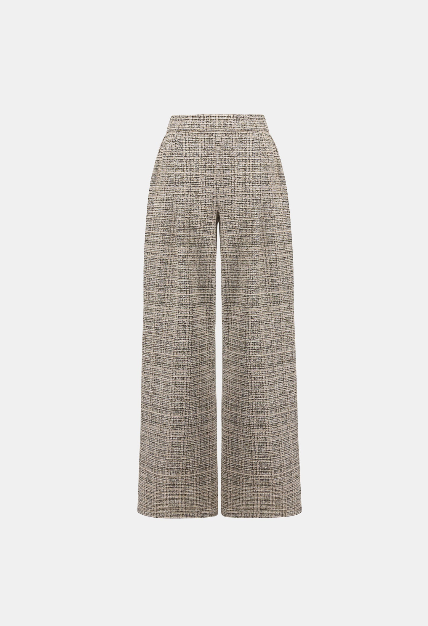 Plaid High-waisted Trousers