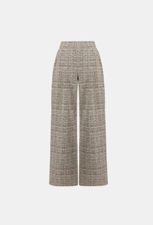 Plaid High-waisted Trousers