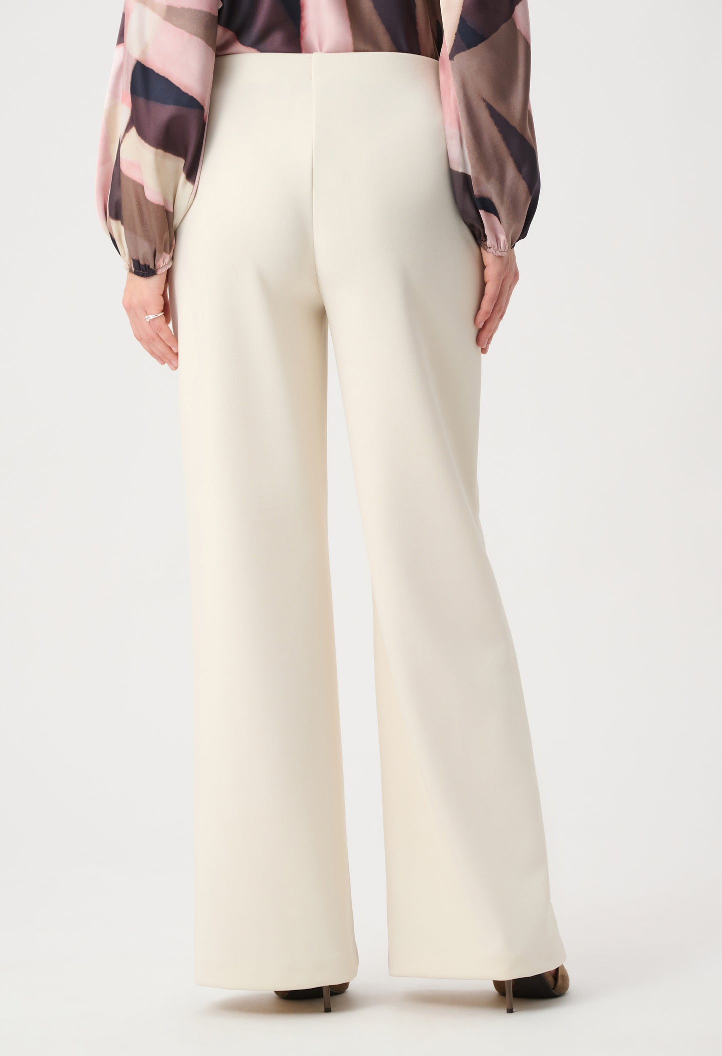 Formal Mid-rise Wide-leg Trousers