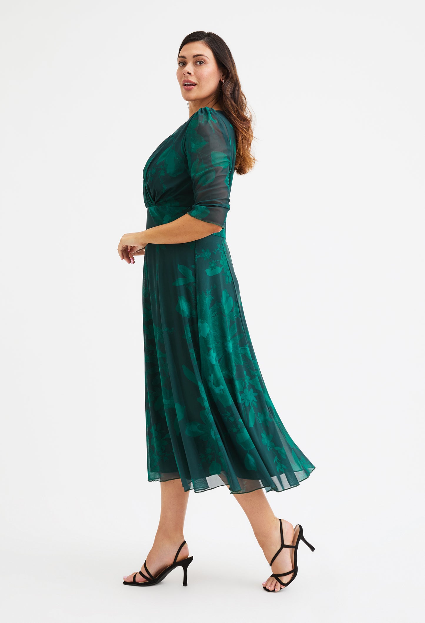 Helena Curve+ Midi Dress