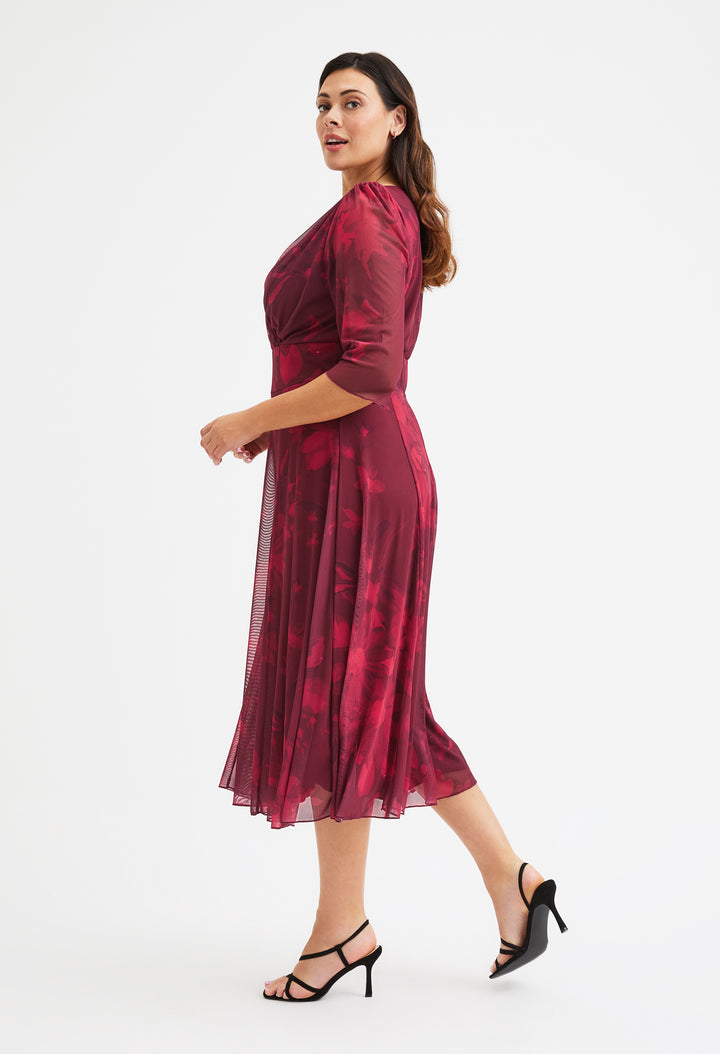 Helena Curve+ Midi Dress