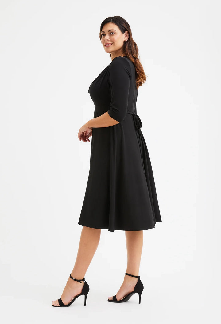 Cowl Neck '1940s' Dress