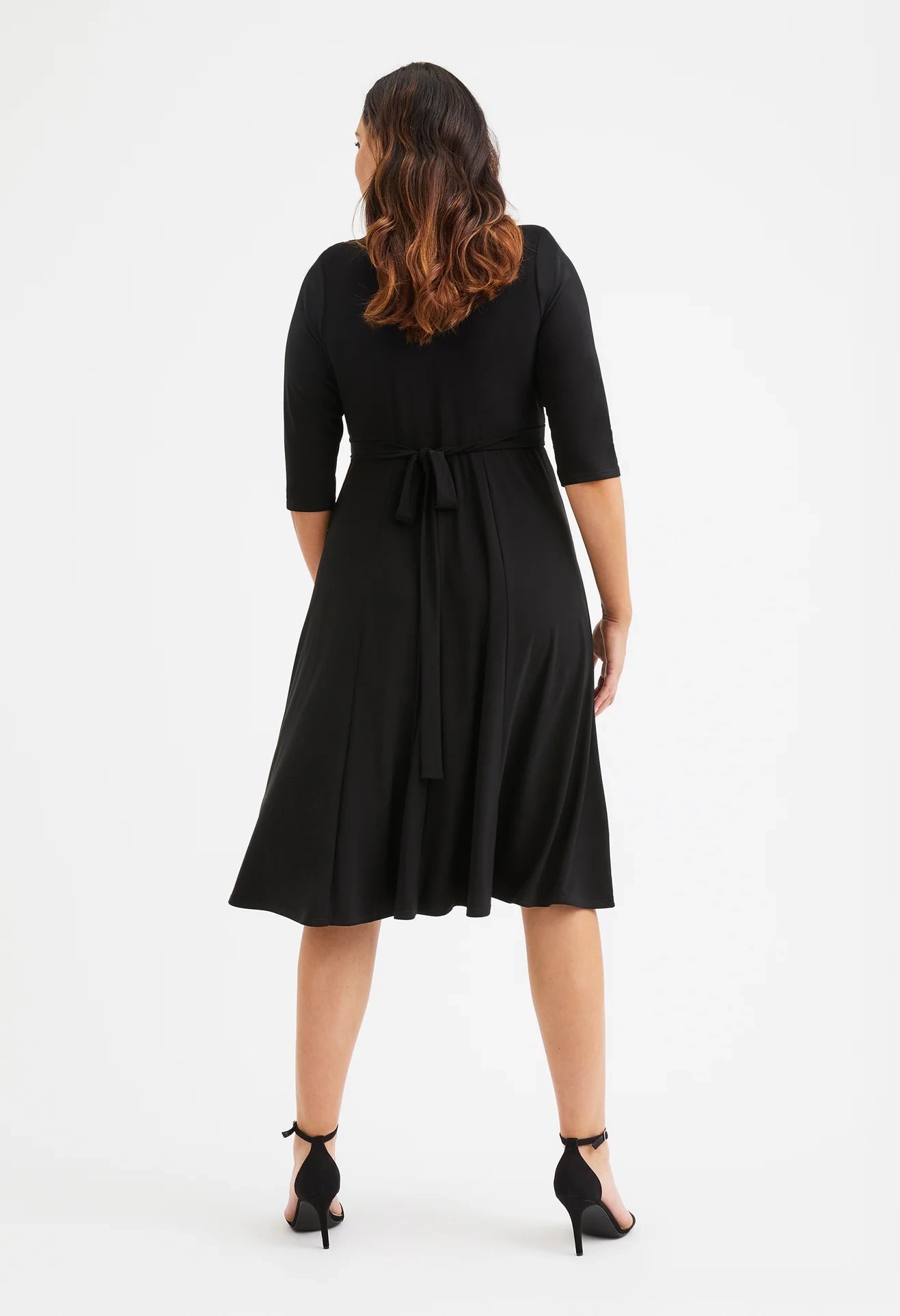 Cowl Neck '1940s' Dress