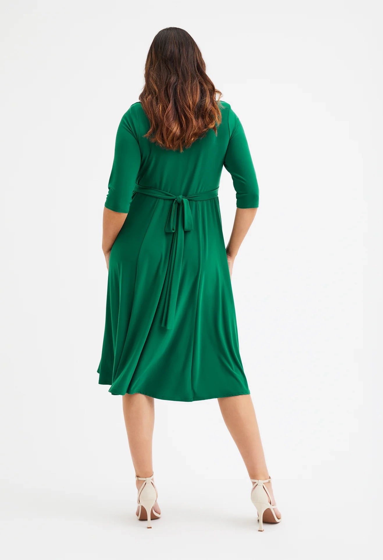 Cowl Neck '1940s' Dress