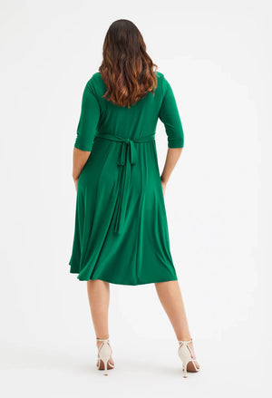 Cowl Neck '1940s' Dress