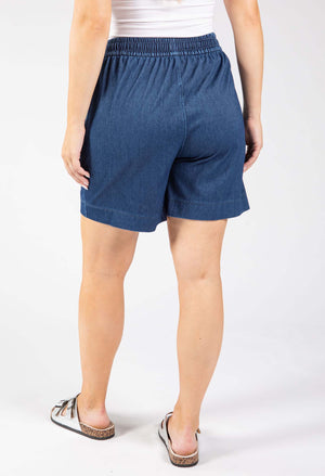 Pull On Denim Shorts