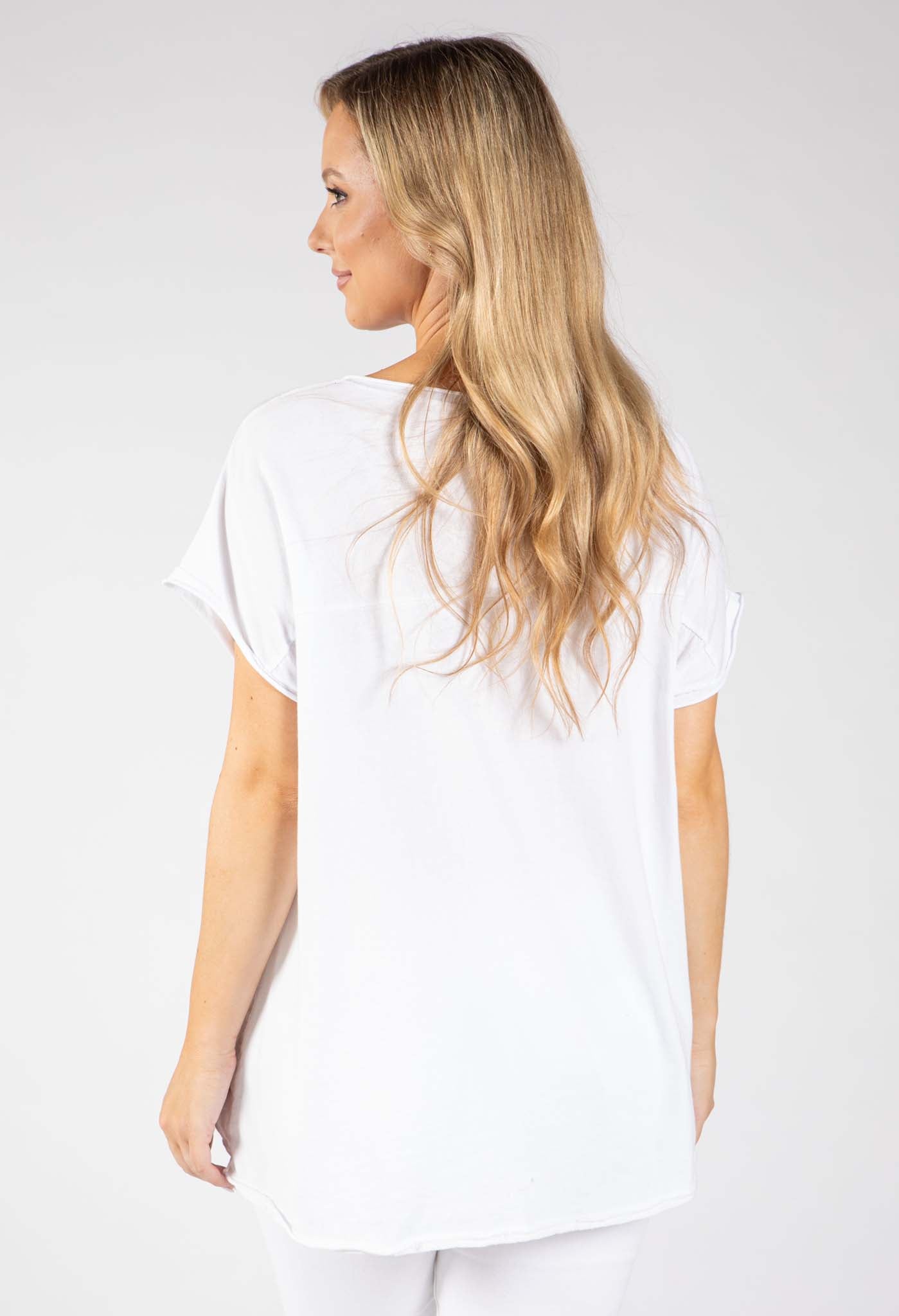Dandelion Print Linen Top
