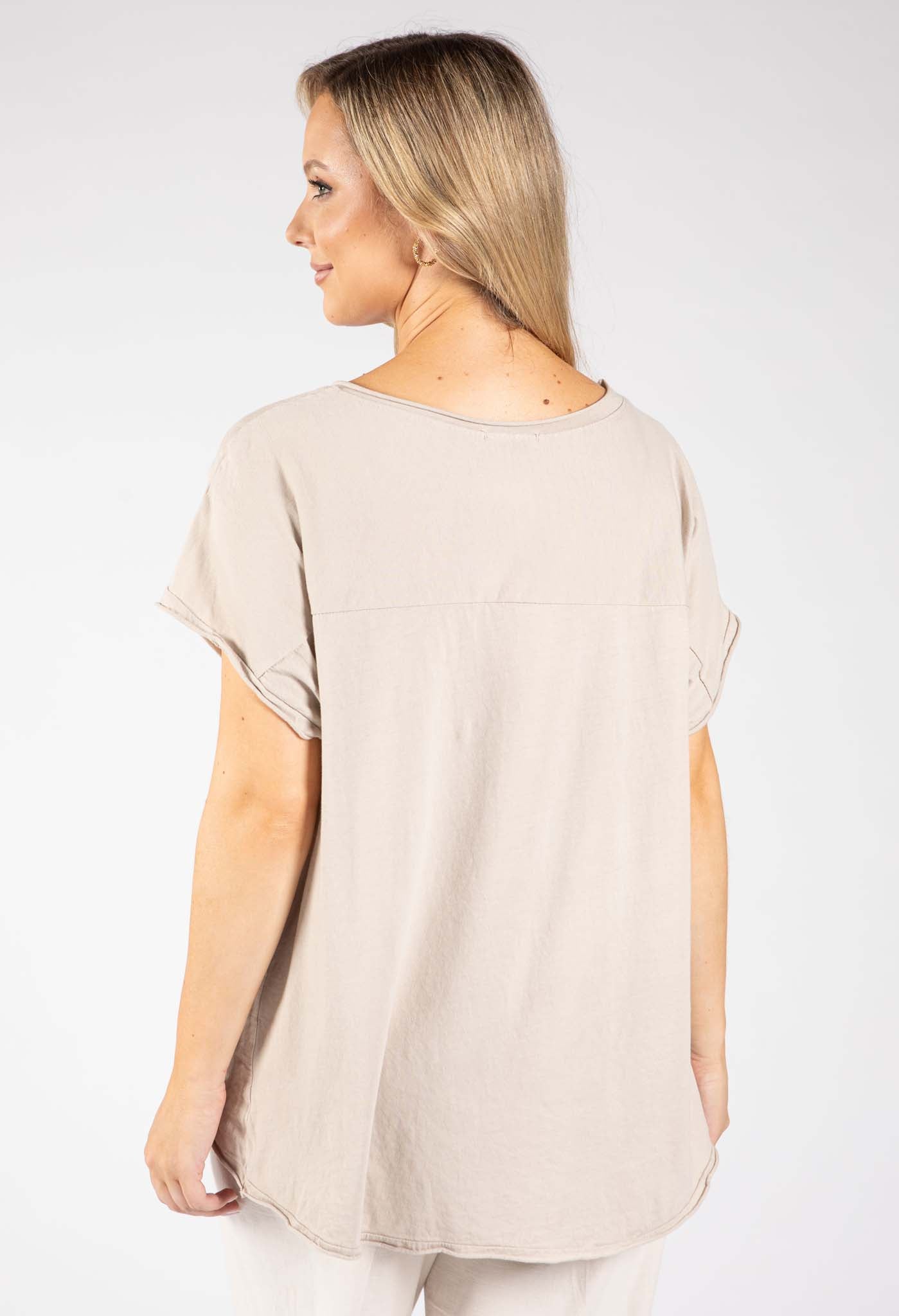 Dandelion Print Linen Top