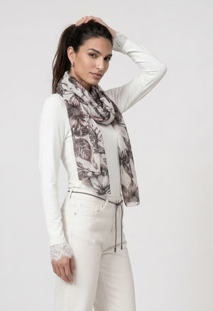 Floral Print Scarf