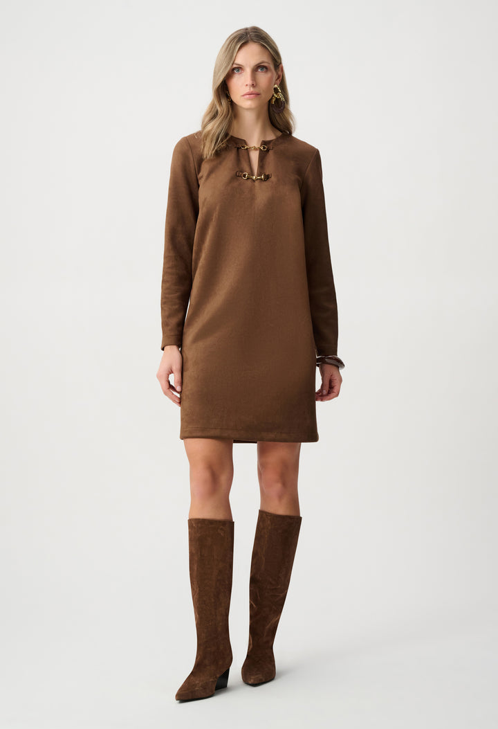 Embellished Mini Shift Dress