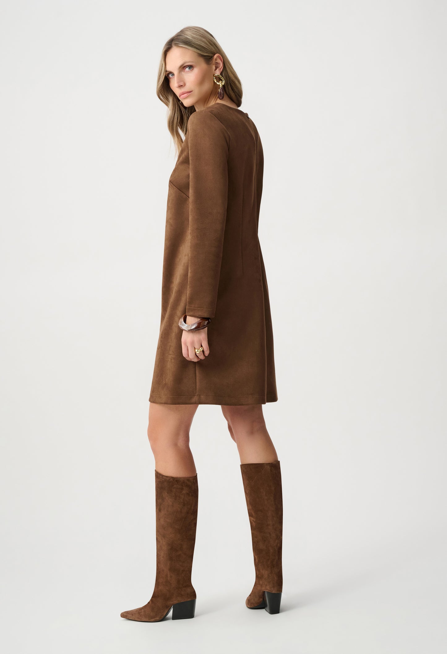 Embellished Mini Shift Dress