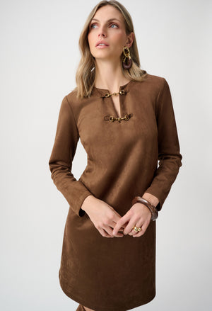 Embellished Mini Shift Dress