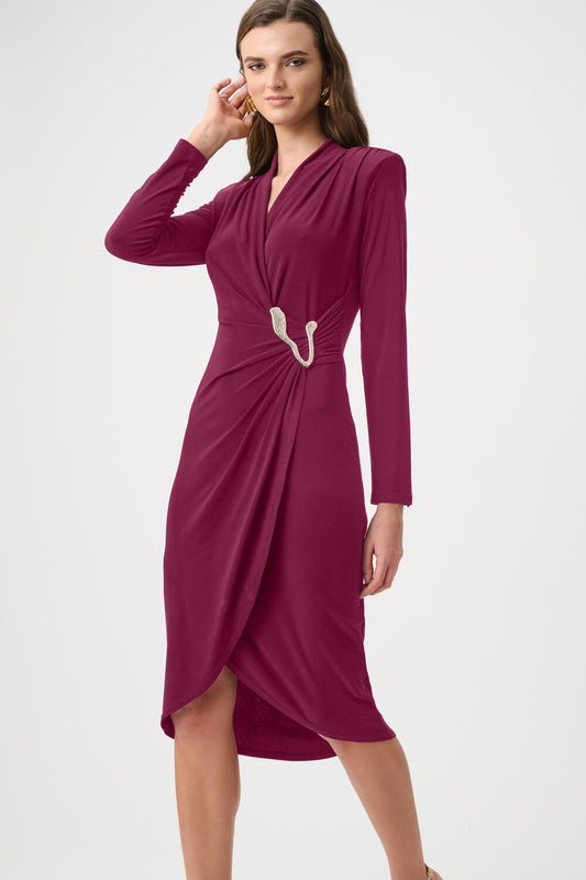 Knee-length Wrap Dress – Pamela Scott