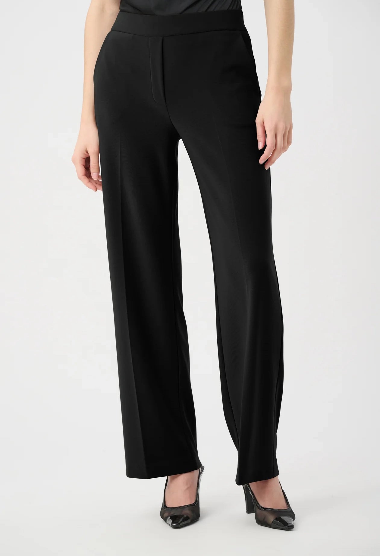 Wide leg Full-length Trousers