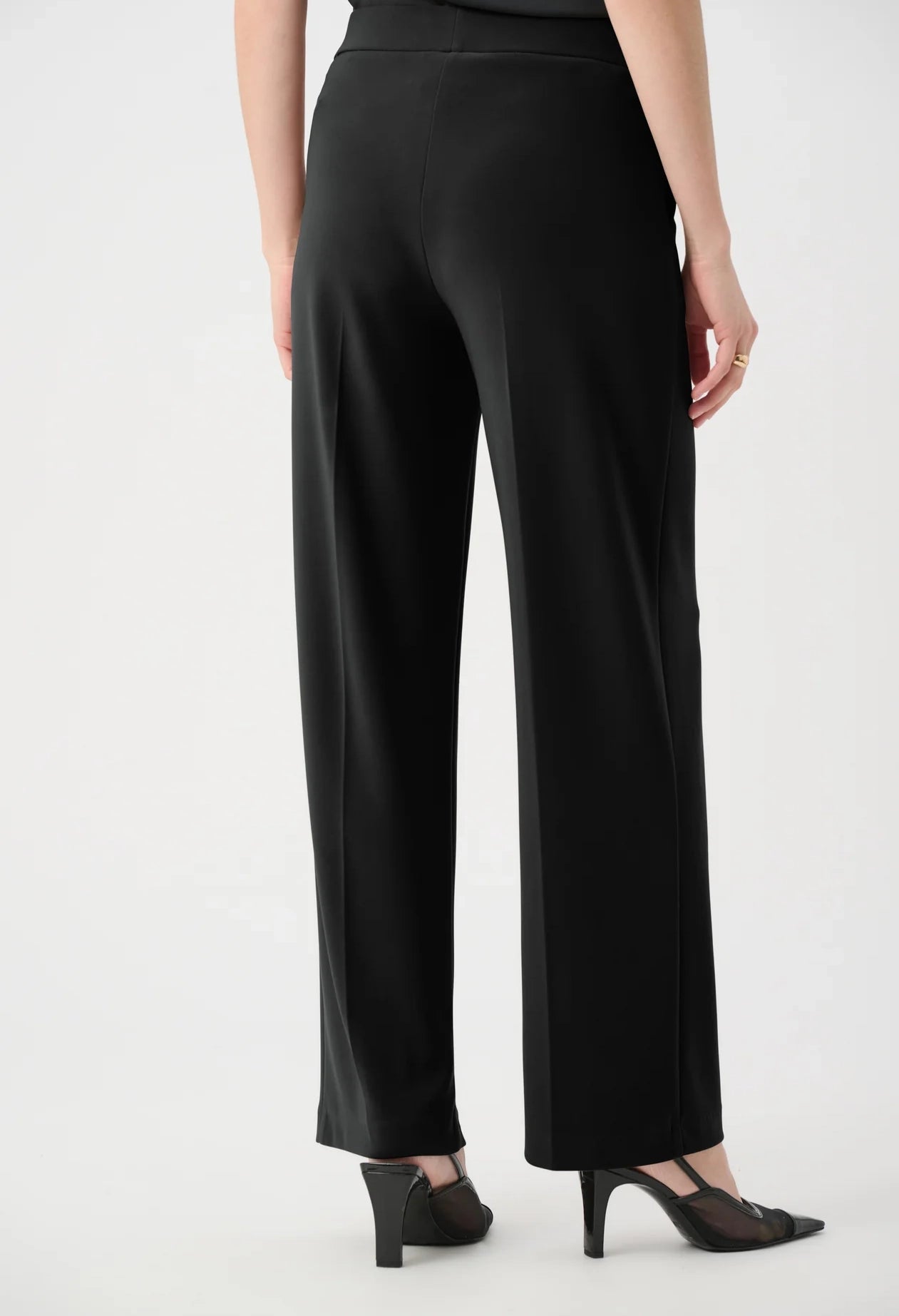 Wide leg Full-length Trousers