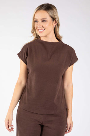Matty Short Sleeve Knit Top