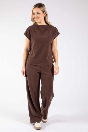 Matty Short Sleeve Knit Top