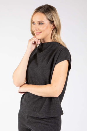 Matty Short Sleeve Knit Top