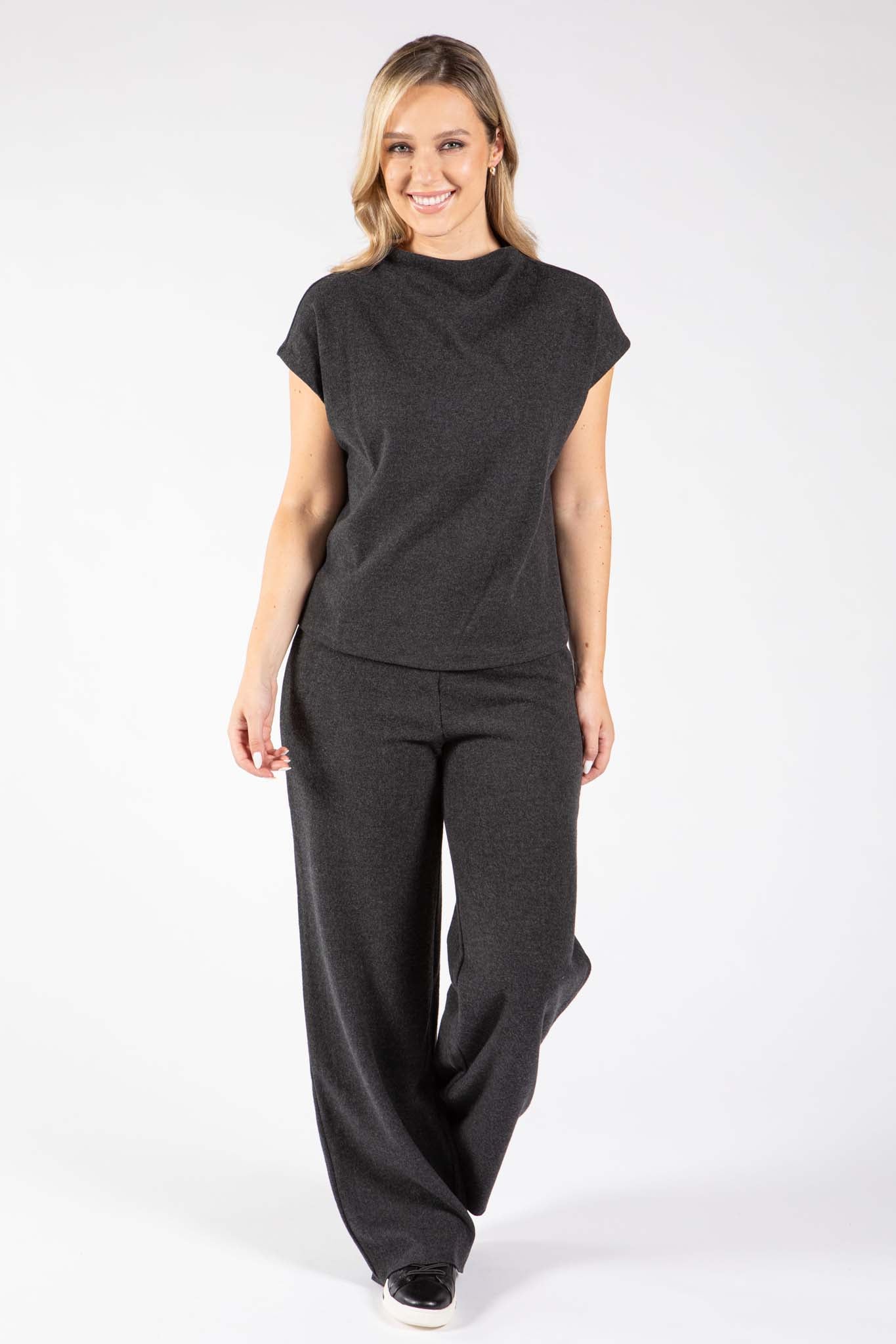 Matty Short Sleeve Knit Top