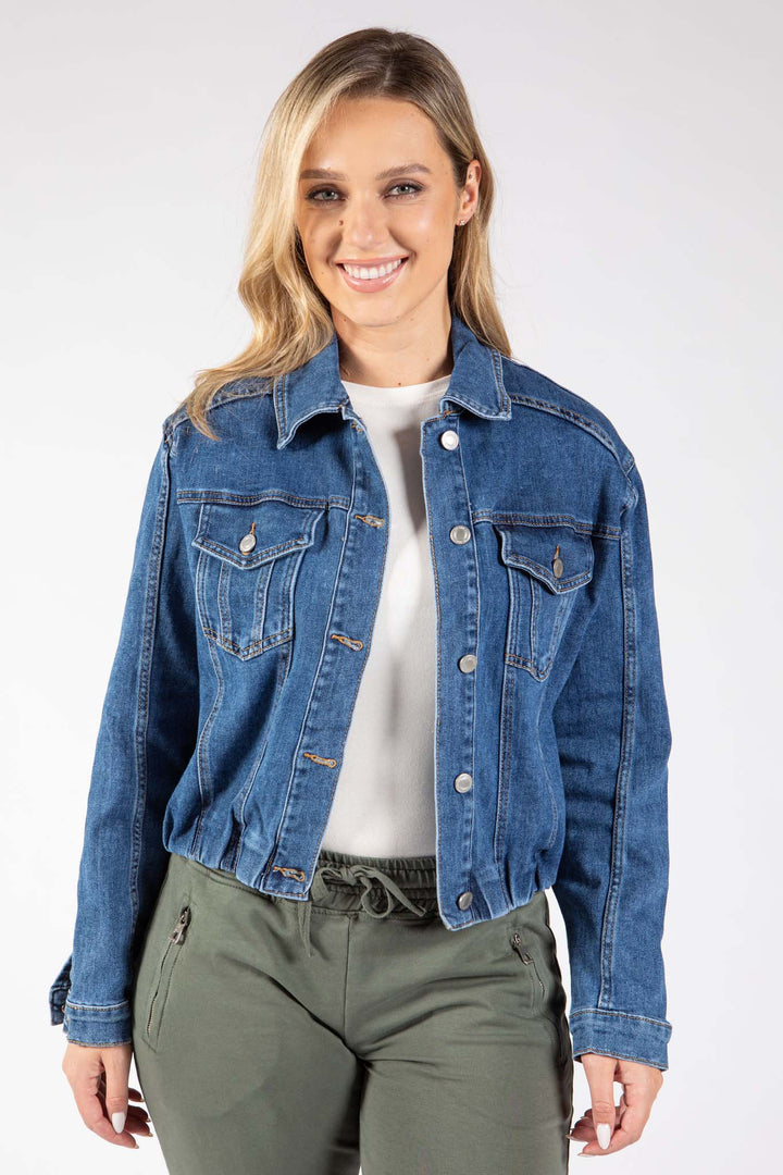 Front Pocket Denim Jacket