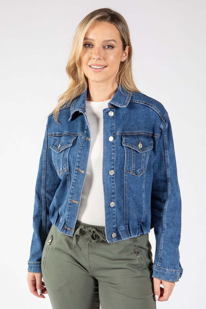 Front Pocket Denim Jacket