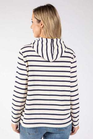 Striped Print Hoodie