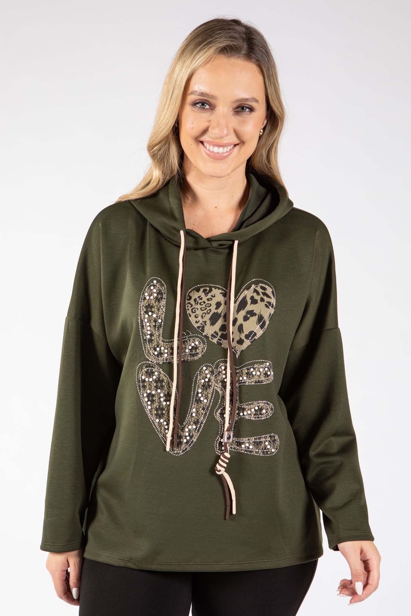 Love Leopard Hoodie