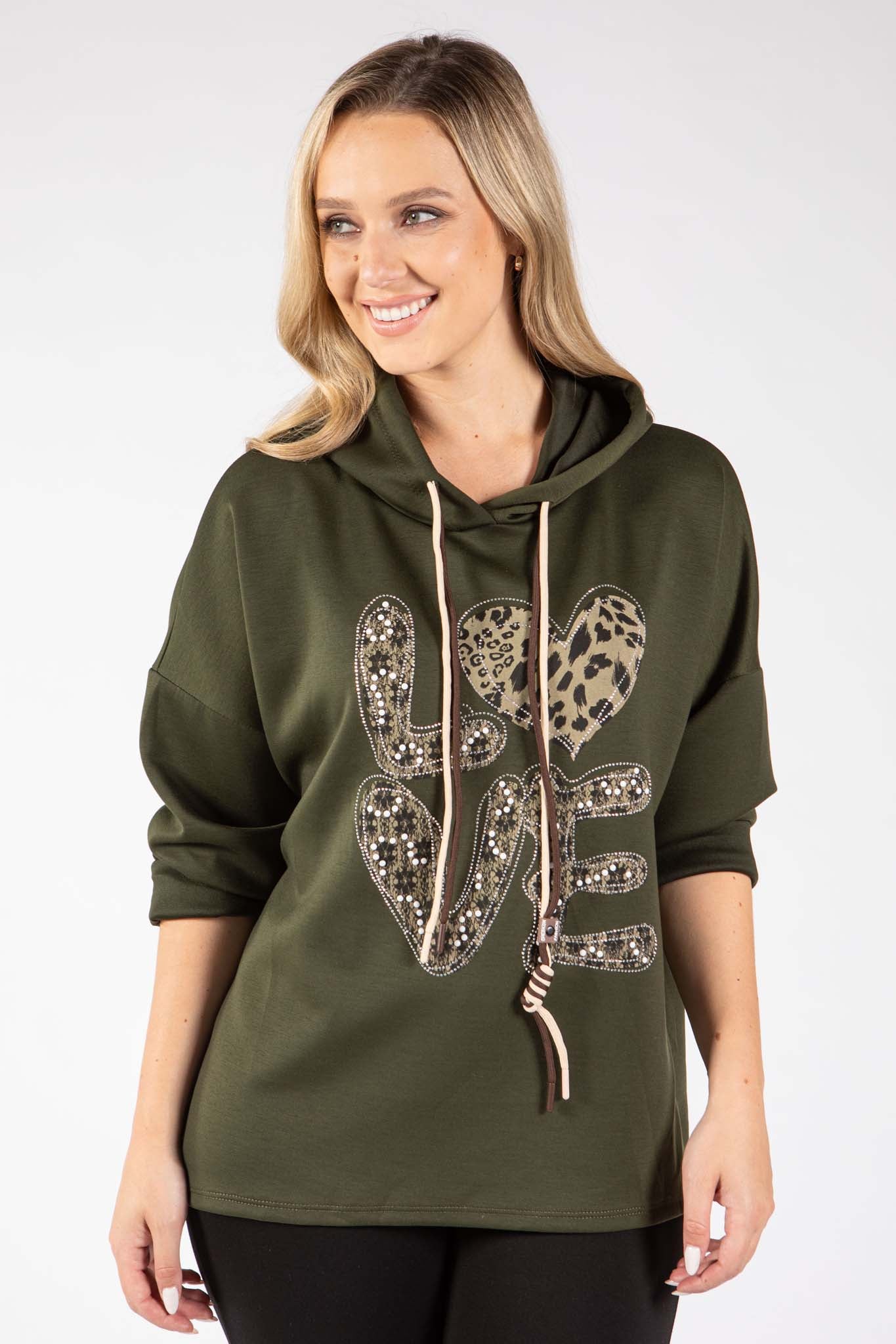 Love Leopard Hoodie