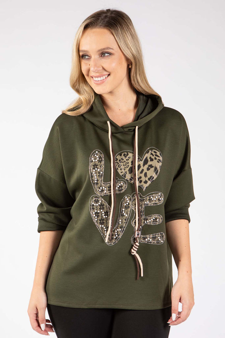 Love Leopard Hoodie