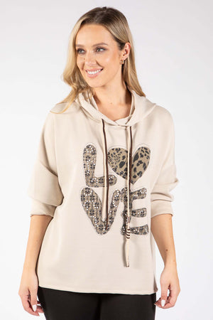 Love Leopard Hoodie