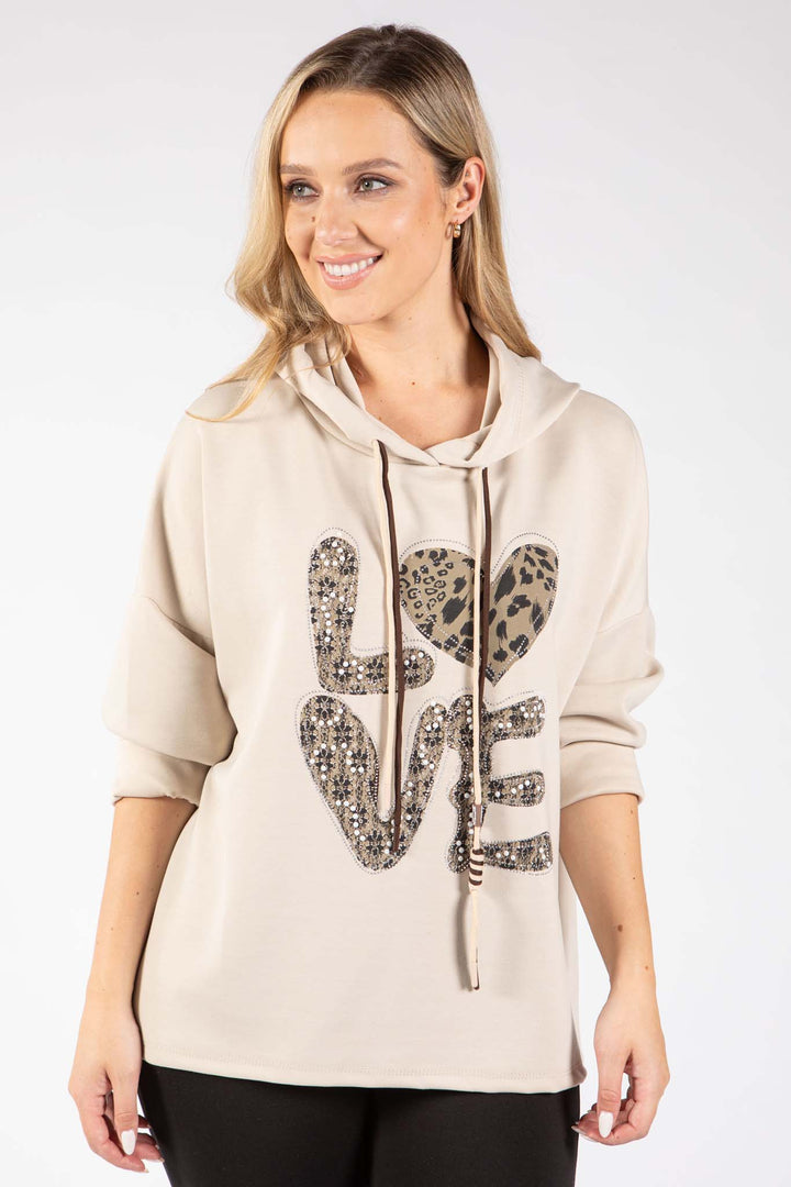 Love Leopard Hoodie