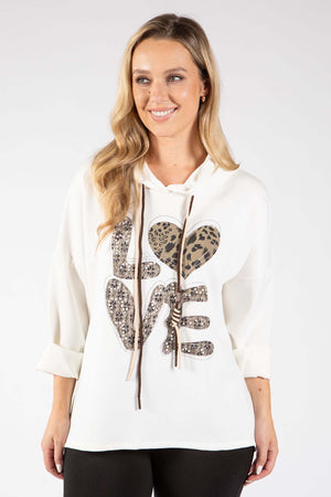 Love Leopard Hoodie
